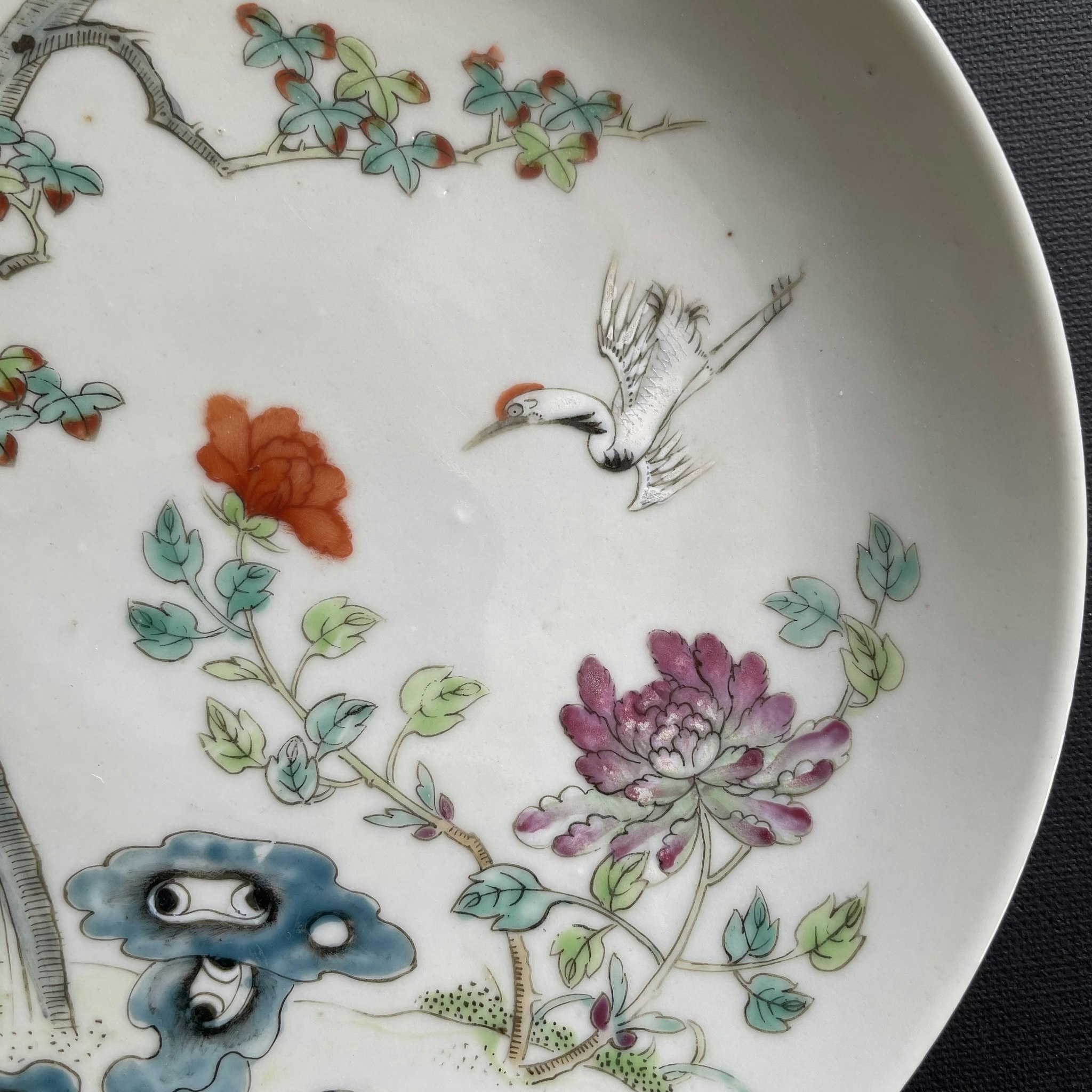 Antique Chinese plate, Tongzhi Mark and Period #1421