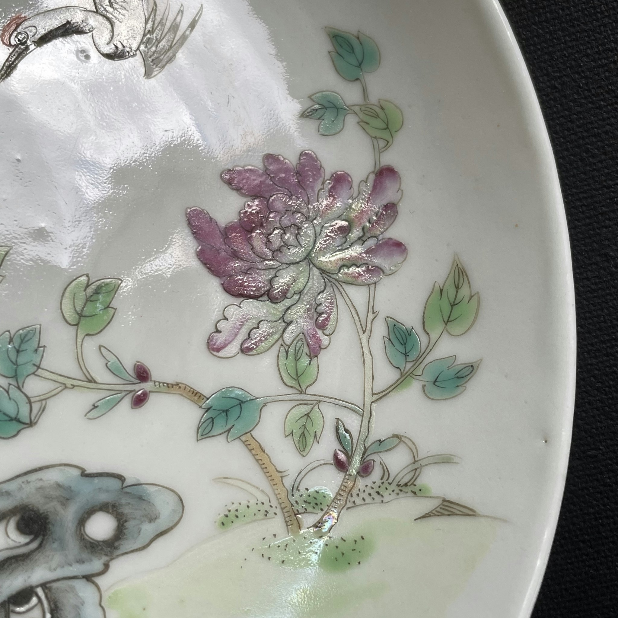 Antique Chinese plate, Tongzhi Mark and Period #1422