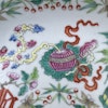 Antique Chinese deep mouth plate with precious objects, Daoguang M&P, #1427