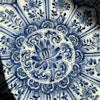 Antique Chinese blue and white charger , Kangxi period #1451