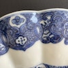 Antique Chinese plate in blue and white, Qianlong period #1462