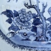 Antique Chinese platter in blue and white, Qianlong period #1469