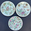 Three antique Chinese celadon dishes, 19th century, #1478, 1479, 1480