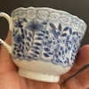 (Reserved for Olivia) Chinese teacup & saucer in underglazed blue and white, Late Qing Dynasty #1499, 1500, 1501