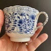 (Reserved for Olivia) Chinese teacup & saucer in underglazed blue and white, Late Qing Dynasty #1499, 1500, 1501