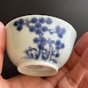 Chinese blue and white teacup and saucer, Nanking Cargo #1503