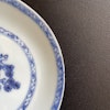 Chinese blue and white teacup and saucer, Nanking Cargo #1503