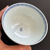 Chinese blue and white bowl and saucer dish, Nanking Cargo #1505