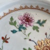 Chinese antique famille rose plate, Qianlong, 18th c #1509