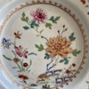 Chinese antique famille rose plate, Qianlong, 18th c #1509