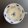 Chinese Antique Teacup & Saucer in blue and white, Late Qing Dynasty #1513