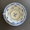 Chinese Antique Teacup & Saucer in blue and white, Late Qing Dynasty #1512