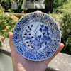 Chinese Antique Teacup & Saucer in blue and white, Late Qing Dynasty #1512