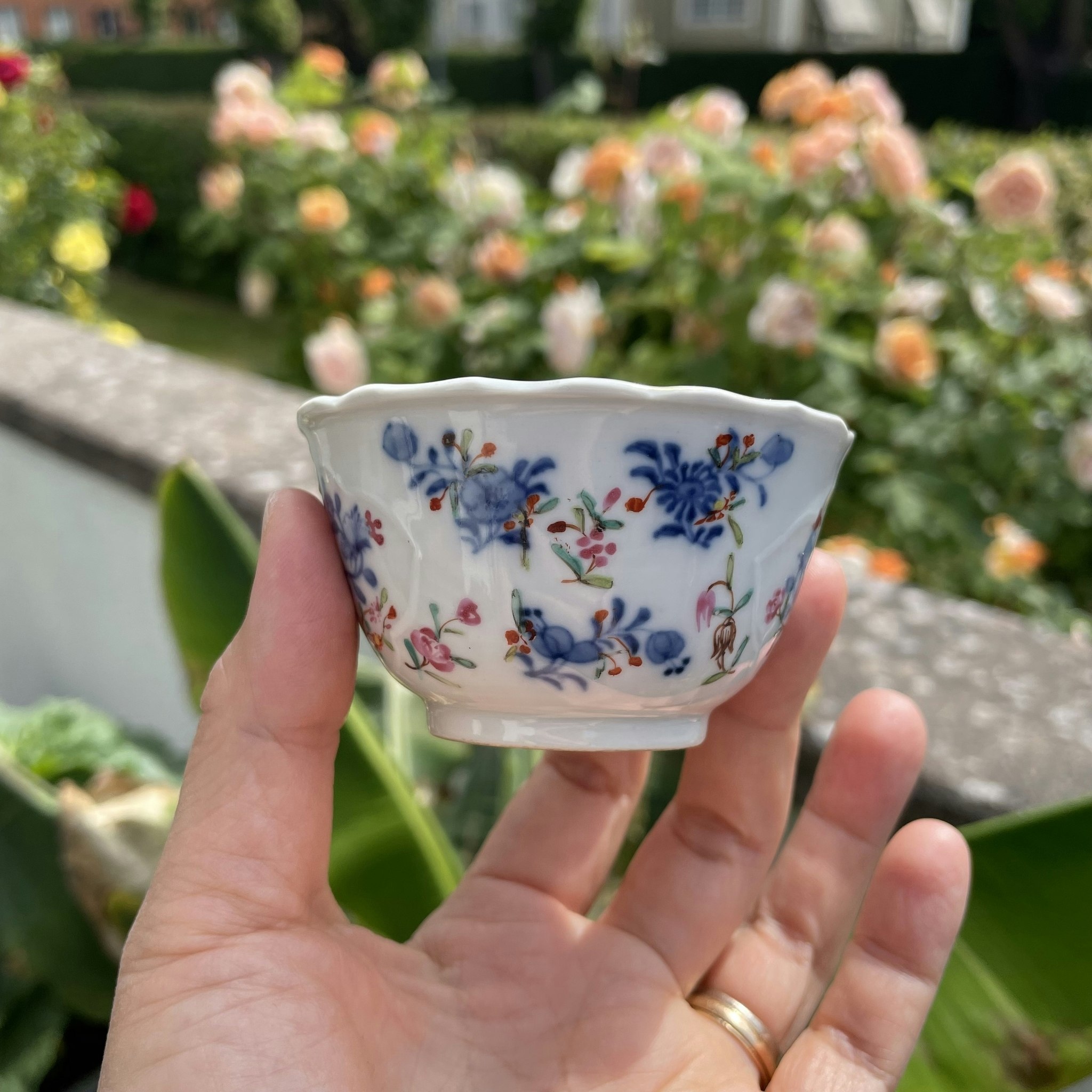 Chinese Antique Porcelain teacup Qianlong Period #1521