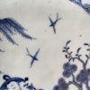 Chinese Antique Underglazed Blue and White Platter, Qianlong Period #1523