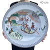 Large Vintage charger decorated with the eight immortals #1527