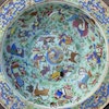 Chinese antique handwash basin mystical creature, first half of the 19th c #1533