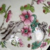 Chinese Antique Porcelain bowl with four seasons flowers, Mid 19th c #1538