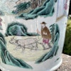 Chinese Antique porcelain vase, Tongzhi/Guangxu, second half of the 19th c 耕织图#1539