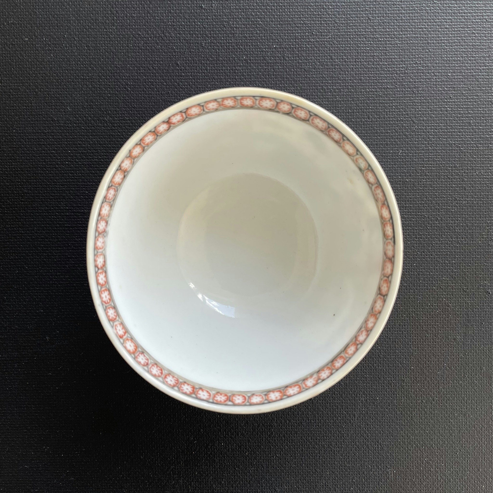 Chinese Antique Porcelain teacup Qianlong Period Rose Mandarin #1537