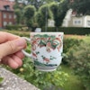 Chinese antique famille verte, wucai teacup, Kangxi/Yongzheng Period #1546