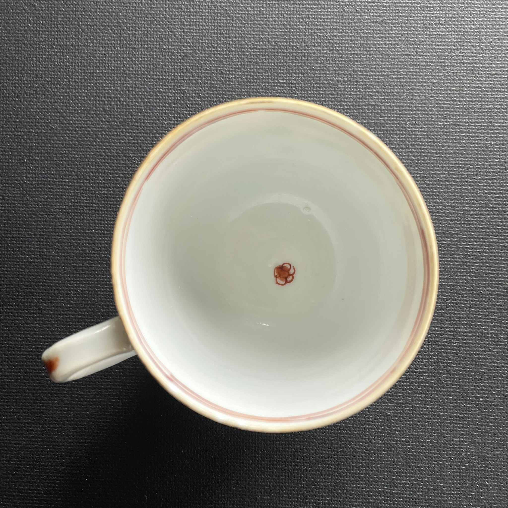 Chinese antique famille verte, wucai teacup, Kangxi/Yongzheng Period #1546