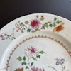 Chinese Antique famille rose plate, Qianlong, 18th c #1548