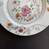 Chinese Antique famille rose plate, Qianlong, 18th c #1548