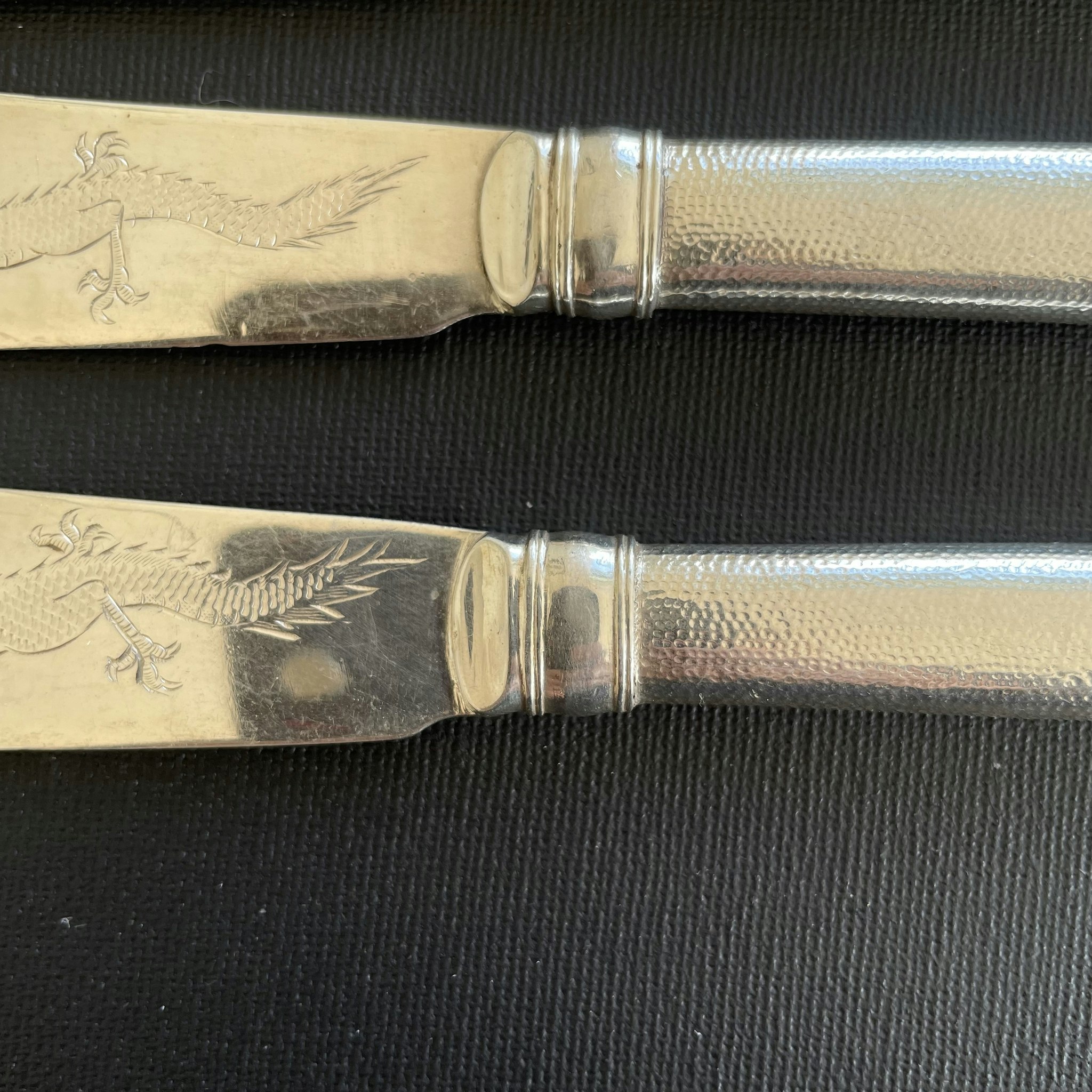 Antique Chinese export silver cutlery set, ZEE SUNG company, Shanghai, 1900-1940