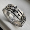 Vintage Sterling Silver 925 bracelet bangle Taxco Miguel Melendez Modernist 73g