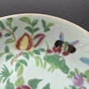 Chinese antique celadon canton butterfly plate, 19th c #1570