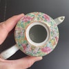 Chinese Antique rose mandarin teapot 19th century #1572