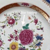 Chinese Antique famille rose plate, Qianlong, 18th c #1549