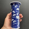 Chinese antique cracked ice plum blossom sleeve vase, Late Qing #1578