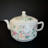 Chinese Antique famille rose teapot 19th century #1582