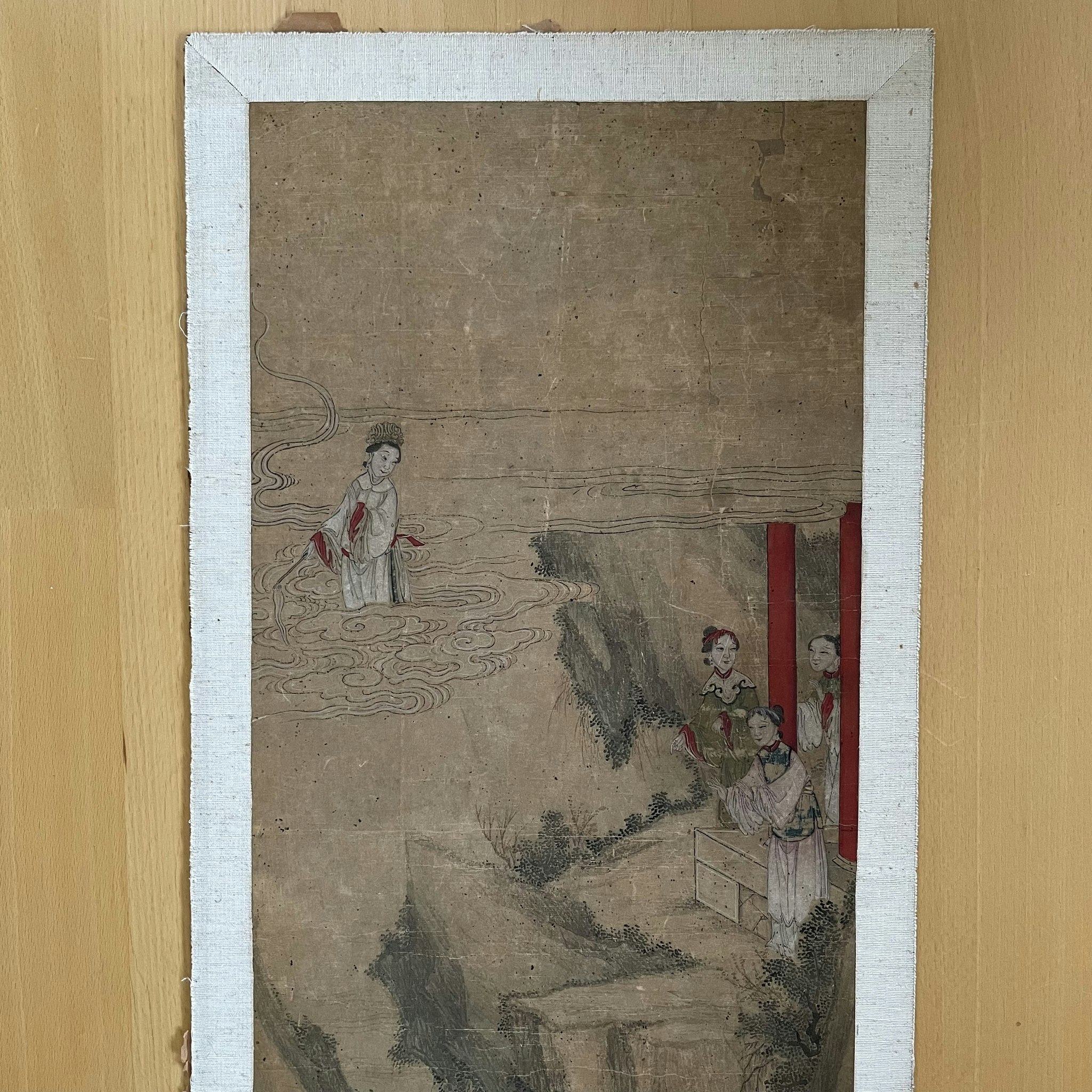 Chinese antique painting, Qing Dynasty, #1576