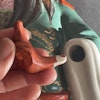 Vintage Chinese porcelain figurine of Guanyu, 20th c #1611