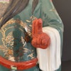 Vintage Chinese porcelain figurine of Guanyu, 20th c #1611