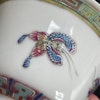 Chinese antique teacup / Chawan, with butterflies, Late Qing / Republic #1615