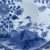 Chinese Antique blue and white porcelain plate 18th C Qianlong period #1618