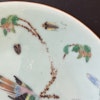 Chinese antique celadon canton butterfly plate, 19th c #1621