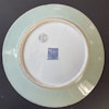 Chinese antique celadon canton butterfly plate, 19th c #1621