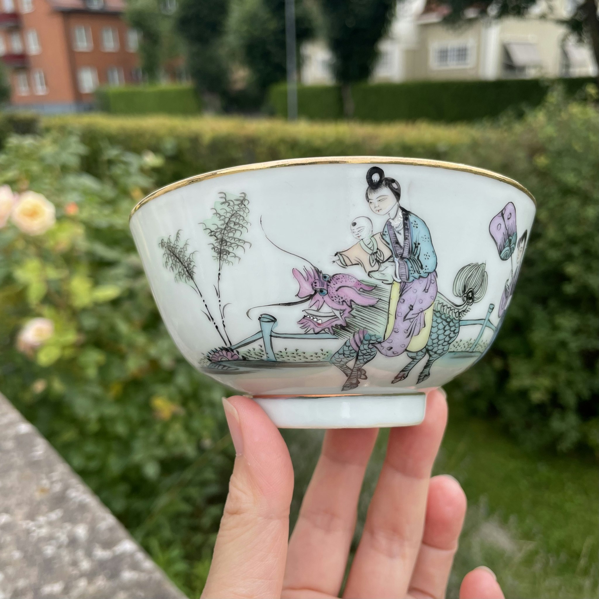 Antique Chinese Porcelain bowl from the republic period #1626