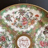 Chinese Antique Rose Medallion Plate for Islamic, Persian, Indian Market #1519