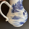 Chinese Antique blue and white creamer, Qianlong 18th c #1636