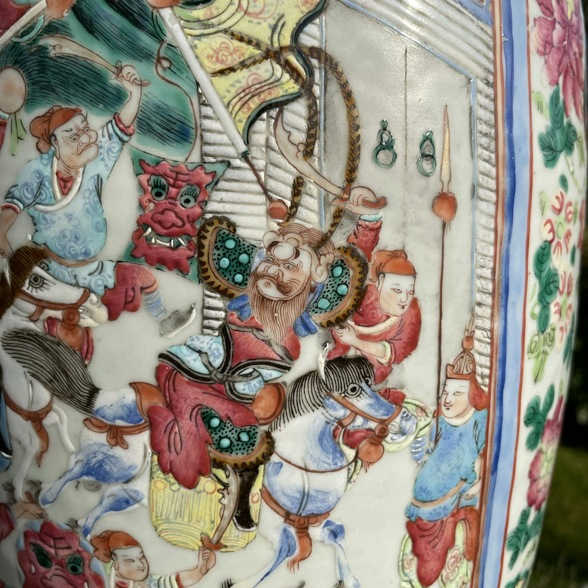 Large Chinese Antique porcelain vase, Tongzhi, Late Qing Dynasty 62 cm #1638