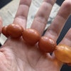 Antique Natural Amber necklace baltic amber egg yolk butterscotch Danish 48g