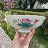 Chinese Antique Porcelain bowl with 4 seasons flowers late Qing Dynasty #1652