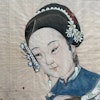 Antique Chinese painting on silk, Qing Dynasty #1272