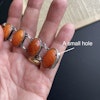 Antique Natural Danish amber bracelet butterscotch egg yolk from 1916